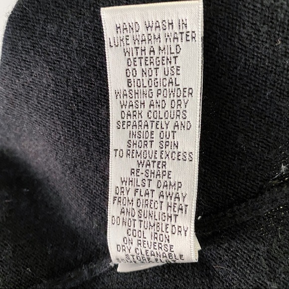 Boden Black Beaded Bow Crop Cardigan - Picture 8 of 8